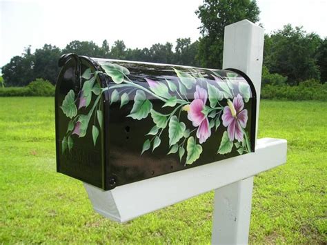 painting metal newspaper box|painting a decorative metal mailbox.